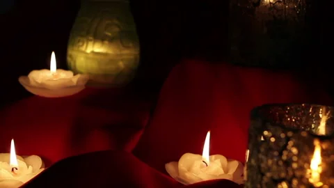 Candles. Video stock 91026789