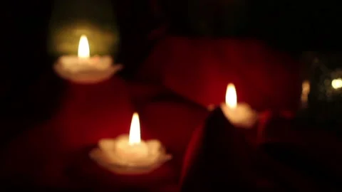 Candles. Video stock 91026963