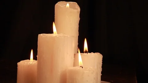 Candles off Stock Footage 94552347