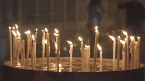 Candles Stock Footage 99012365