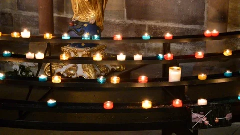 Candles Stock Footage 117789292