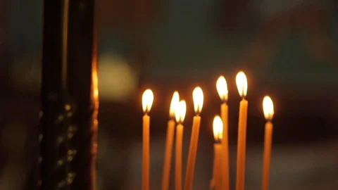 Candles Stock Footage 126537128