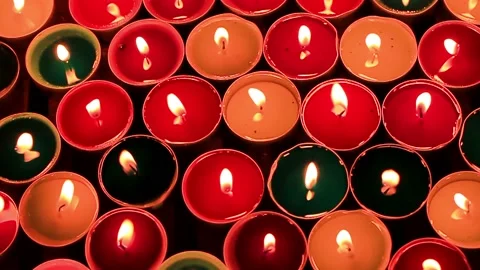 Candles Stock Footage 139966309