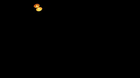 Candles forming a heart Stock Footage 8509023