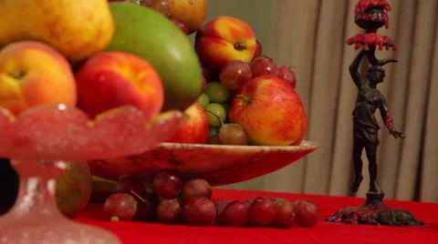 Candles Fruit wine Video stock 45733749