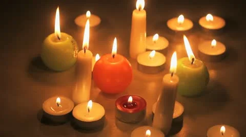 Candles, FullHD Stock Footage 10842449