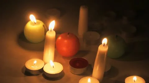 Candles, FullHD Stock Footage 10842553