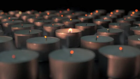 Candles hope  Stock Footage 196300639
