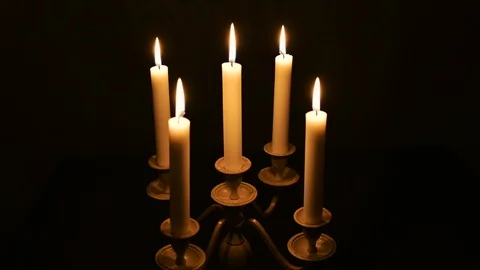 Candles hyperlapse Stock Footage 86304127