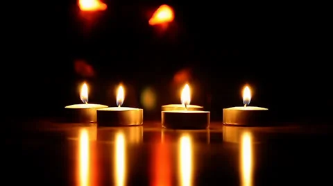 Candles III Stock Footage 33622518