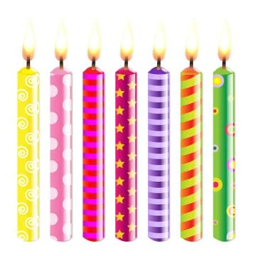 Candles Stock Illustration