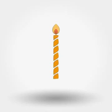 Candles. Stock Illustration