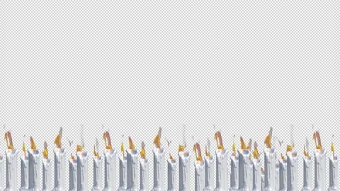 Candles light background loop animation Stock Footage 146959747