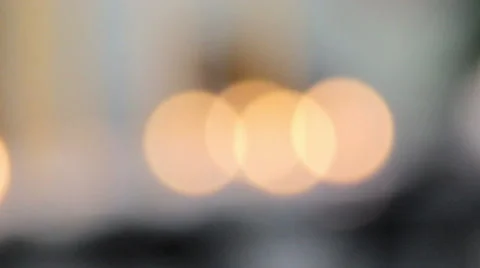 Candles lit not focus Stock Footage 47486937