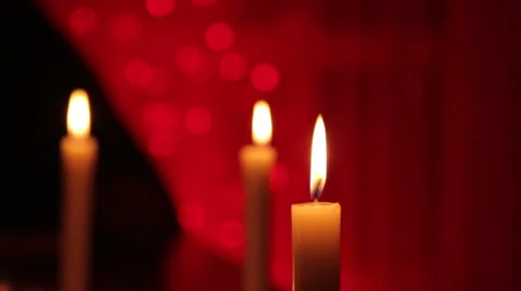 Candles Monk Witchcraft Video stock 60372469