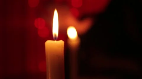 Candles Monk Witchcraft  Video stock 60372508