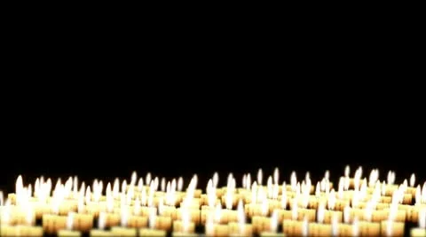 Candles in the night, Holiday Background, Loop Stock Footage 10589439