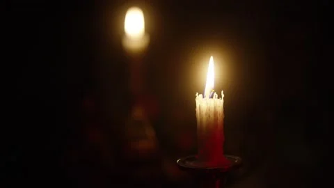 Candles at Night - Interior 動画素材 132302119