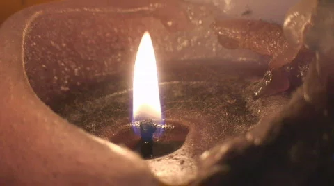 Candles At Night Series Stock Footage 374928