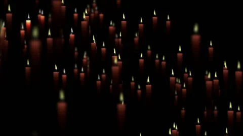 Candles Particles 01 Stock Footage 49614247