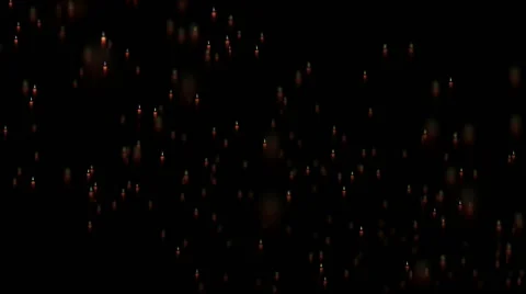Candles Particles 02 Stock Footage 49613400