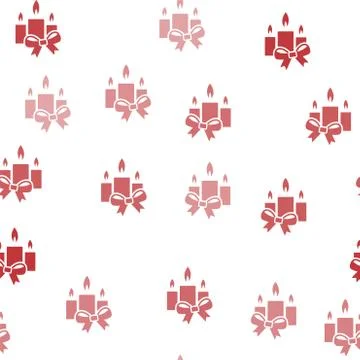 Candles pattern background cover creative design. 100 percent seamless Stock Illustration