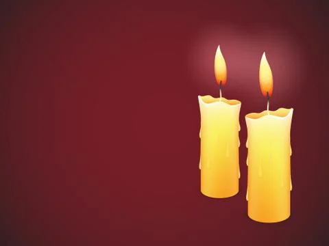 Candles red Stock Illustration