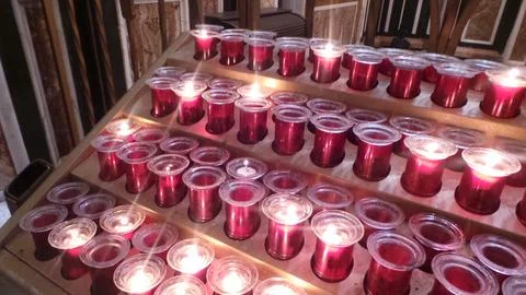 Candles - Remembering Stock Photos