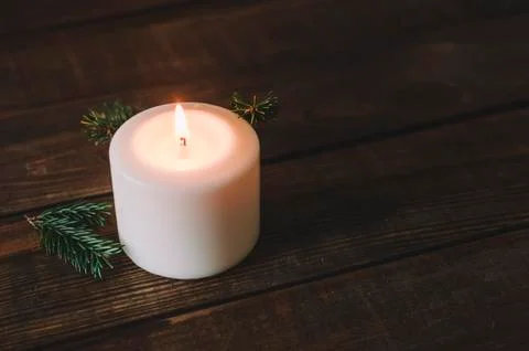 Candles In Room Stock Photos