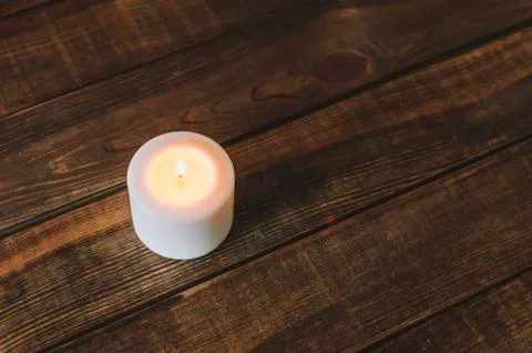 Candles In Room Stock Photos