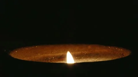 Candles, sparks Stock Footage 12715694