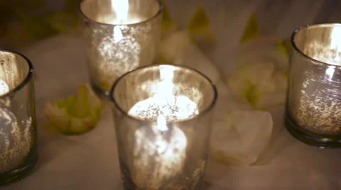 Candles On Table 動画素材 53526422