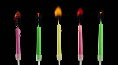 Candles time lapse Stock Footage 33123796
