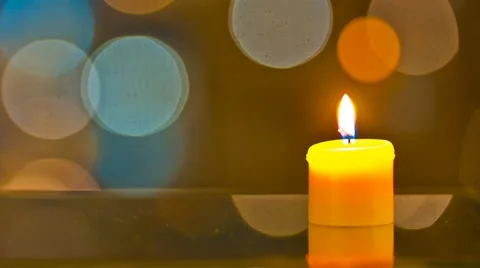 Candles time lapse 库存影片 56568356