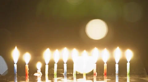 Candles time lapse 스톡 동영상 56568454