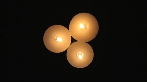Candles Top Stock Footage 98679504