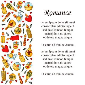 Candles vector Illustrazione stock
