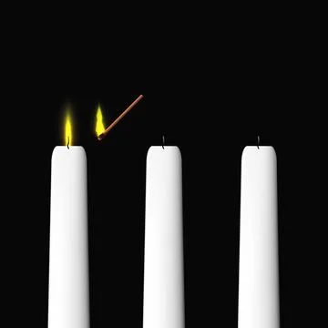 Candles vector Stock Illustration