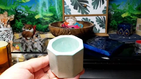 Candlestick and tea candle Video stock 200922520