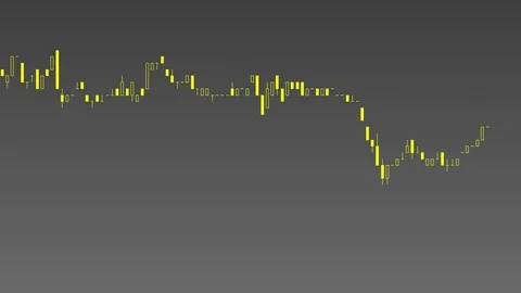 Candlestick chart on color background of stock market investment trade. Stock Footage 83418847