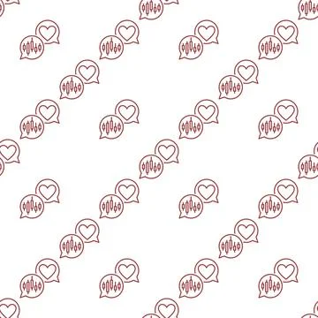 Candlestick Graph and Heart in Speech Bubbles vector Expressing Dedication .. Illustrazione stock