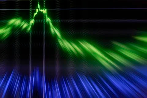 Candlestick graph focus gap on graph,Business and financial concept Stock Photos