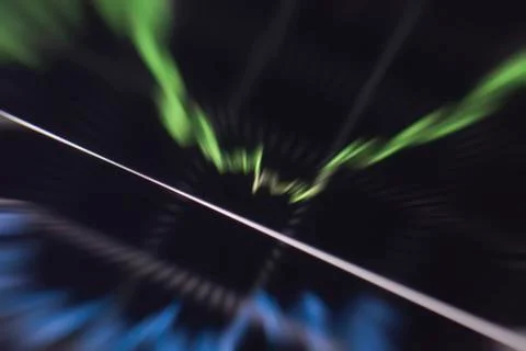 Candlestick graph focus gap on graph,Business and financial concept Stock Photos