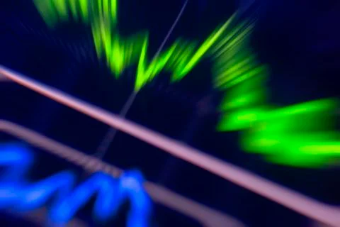 Candlestick graph focus gap on graph,Business and financial concept Stock Photos