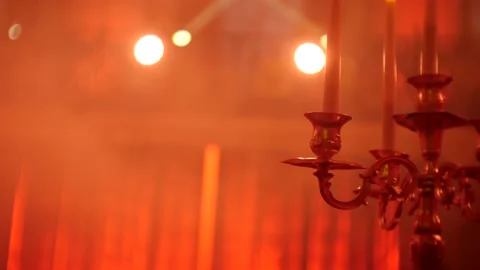 Candlestick in the haze Stock Footage 194693170