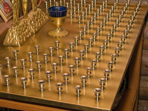 Candlestick holder Stock Photos