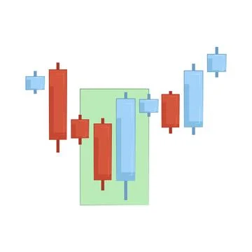 Candlestick Illustration 스톡 일러스트
