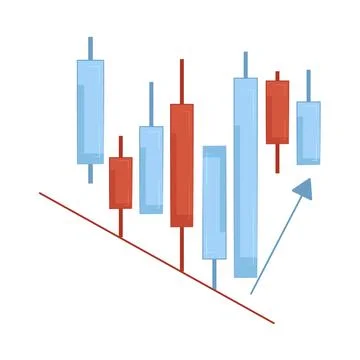 Candlestick Illustration 스톡 일러스트