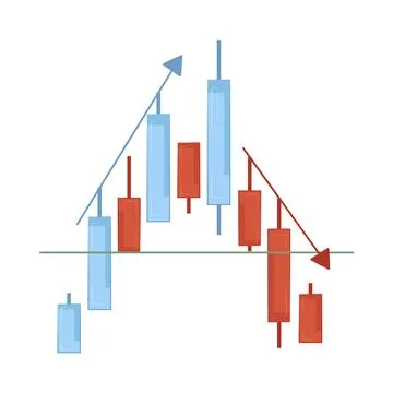 Candlestick Illustration 스톡 일러스트