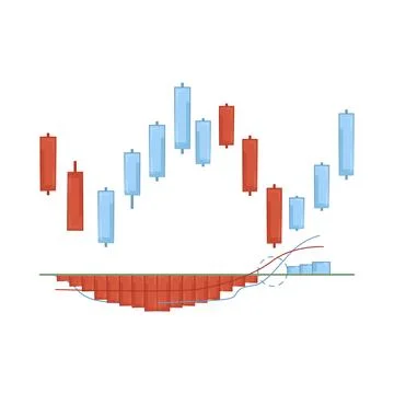 Candlestick Illustration 스톡 일러스트